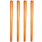 Kit 04 Pés Palito Madeira 60 cm Rosqueável P02 Móveis Poltrona Puff Mesa - Inoviza