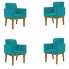 Kit 04 Poltronas Decorativa Reforçada Oferta - Balaqui Decor