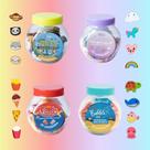 Kit 04 Potes Borrachas Mini Foods Dreams Pets Bubble Tilibra Colecionável Divertida Animais Comidinhas
