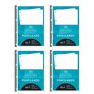 Kit 04 Refil Caderno Argolado e Fichário Pontilhado Tiliflex 80 Folhas Tilibra