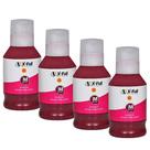 Kit 04 Refil de Tintas Compatível Canon GI-16 Magenta Para GX7010