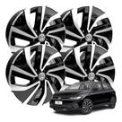 kit 04 Rodas aro 15 Polo Highline Preta diamantada