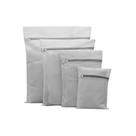 Kit 04 Saco para Lavar Roupa Zíper com Trava Dobrável Compacto Protege as Roupas Disponível em 04 Tamanhos Diferentes