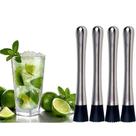Kit 04 Socador Macerador Inox Drinks Caipirinha Bartender