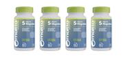Kit 04 Suplemento Alimentar 5 Magnésios 60 Caps - Maltta Nutrition