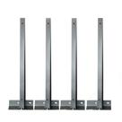 Kit 04 suporte haste concertina 45cm base