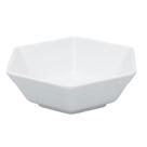 Kit 04 Tigelas Melamina Hexagonal Branca 1 Litro