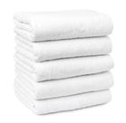 Kit 04 Toalha Banho Branca Teka Linha Profissional Hotel Clinica Spa