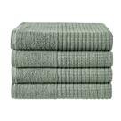 Kit 04 Toalhas De Banho Viena Verde Esmeralda