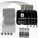 Kit 04 Travas Tecnow para Carrinho de compras em Condominio + 65 Chaves