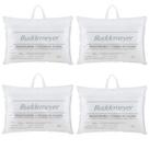 Kit 04 Travesseiros Buddemeyer Toque de Pluma 100% Algodão 233 Fios