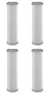 KIT 04 UN Refil Plissado P/ Acqua 230 RH ou outros filtros 9.3/4"