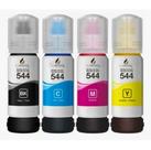 Kit 04 unidades de tintas inkbrasil, para impressoras l3110 l3150 l3210 l3250