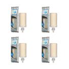 Kit 04 Vela Tripla Ação Esterilizante para Filtro de Barro Stéfani