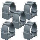 Kit 05 abracadeira pvc cinza 3/4" masster