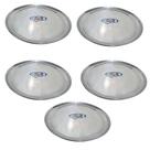 Kit 05 Bandejas Redonda Hotel Restaurante 40 cm-Alumínio ABC