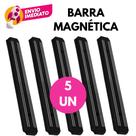Kit 05 Barra Magnética 50Cm Imã Suporte Utensilios Organizador Facas Tesoura Ferramentas