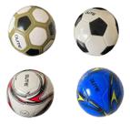 Kit 05 Bola Futebol Campo Praia Colorida Tamanho Oficial