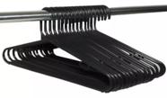 Kit 05 Cabide Preto Roupas Pesadas Resistente Barato Simples