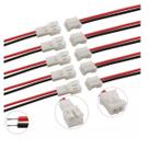 Kit 05 Cabo Conector Jst Ph2.0 (5 M/F) Drone Modelismo 15cm