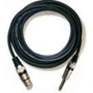 Kit 05 Cabos Microfone Xlr (canon) Femea / P10 Mono 1 Metro