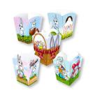 Kit 05 Cachepo Enfeite Mesa Doces Decoração Coelho Páscoa - Dhs Shop