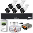 Kit 05 Cameras Full Color DVR STAND ALONE 8Ch 1008-C INTELBRAS Kit 05 Cameras Full Color DVR STAND ALONE 8Ch 1008-C INTELBRAS