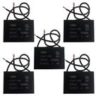 Kit 05 capacitor polipropileno 4,75x450v - quadrado cbb61 Kit 05 capacitor polipropileno 4,75x450v - quadrado cbb61