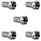 Kit 05 conector coaxial rg59 rosca Kit 05 conector coaxial rg59 rosca