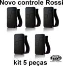 Kit 05 Controles Remoto Para Portão Eletrônico Rossi 433 Mhz Hcs