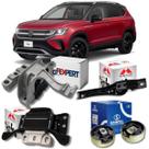Kit 05 coxim do motor cambio taos 1.4 tsi 2020 a 2025