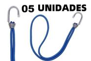Kit 05 Elásticos Extensor Borracha p/ Caminhão Carreta AZUL Kit 05 Elásticos Extensor Borracha p/ Caminhão Carreta AZUL