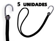 Kit 05 Elásticos Extensor Borracha p/ Caminhão Carreta PRETO Kit 05 Elásticos Extensor Borracha p/ Caminhão Carreta PRETO