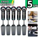 Kit 05 Espátula em Inox Para Cortar Bolo Torta Salgada Pizza Com Serra Grande Linha Recife Kit 05 Espátula em Inox Para Cortar Bolo Torta Salgada Pizza Com Serra Grande Linha Recife