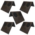 Kit 05 Esteiras Bandeja Com Suporte Para Copos Para Sofá MDF Tabaco G20 - Gran Belo