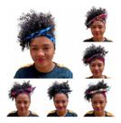 Kit 05 Faixas Turbante Tiara Arquinho Cabelo Anita Estampadas Com Arame Multiformas Moda