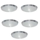 Kit 05 Formas de Pizza Nº 45 cm em Alumínio