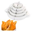 Kit 05 Formas Para Pastel Tamanho Diferente Molde Fecha Cor Branco