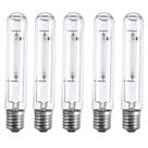 Kit 05 lampada vapor sodio ovoide 100w e40