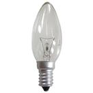 Kit 05 Lâmpada Vela 25w Rosca E-14 Incandescente Clara 127v