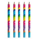 Kit 05 Lápis de Cor Colorcis Multi Tamanho Big Jumbo - CIS