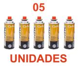 Kit 05 Latas Refil Gás Butano Campgás P/ Fogareiro Maçarico