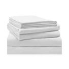 Kit 05 lençois de casal 2,80x1,80 linha profissonal branca hotel com etiqueta hotel