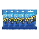 Kit 05 Pacotes Preservativos Blowtex ActionMax com 06 Unidades cada