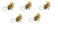 Kit 05 Parafuso Bujão Cônico Espanado 12mm P/ 13 Mm Motos