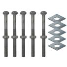 Kit 05 parafuso galv fogo poste padrao 16x250mm 5/8x10" m16