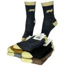 Kit 05 pares Meia Aquece Inverno Carneiro Unissex Cano alto Cal 38 A 43 Deluxe