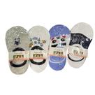 Kit 05 Pares Meia Sapatilha Infantil Menino Algodão Purk Kids Brinceira quentinho