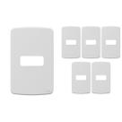 Kit 05 Placas Weg Composé 4x2 1 Posição Branca Kit 05 Placas Weg Composé 4x2 1 Posição Branca
