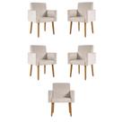 Kit 05 Poltronas Decorativa Recepção Oferta - Balaqui Decor Kit 05 Poltronas Decorativa Recepção Oferta - Balaqui Decor